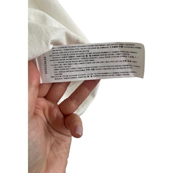 SOVERE Revolve Refresh Collared Shirt Dress Chalk White Extra Small‎ - Picture 11 of 16